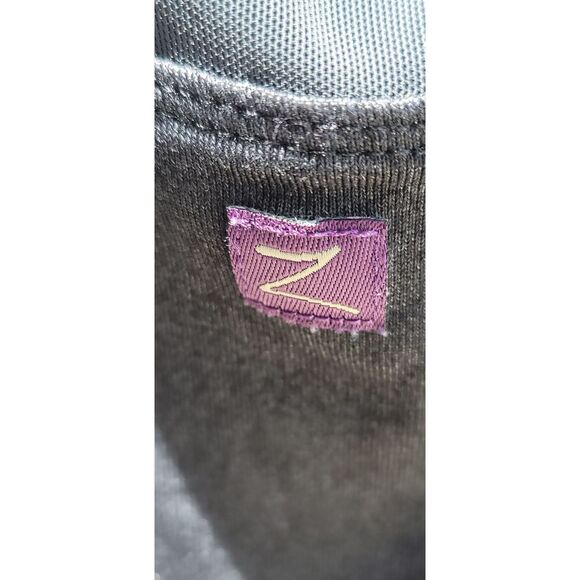 Zobra Athletic Tank Side Rouching Built-in Bra Adjustable Spaghetti Strap Charco - Picture 6 of 6